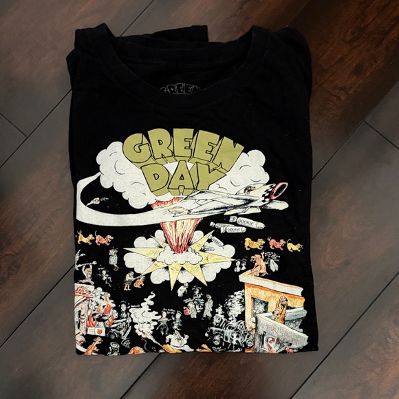 Green Day Other - Green Day Black Graphic Tee